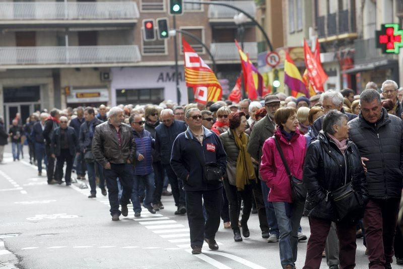 Protesta de jubilados en Zaragoza