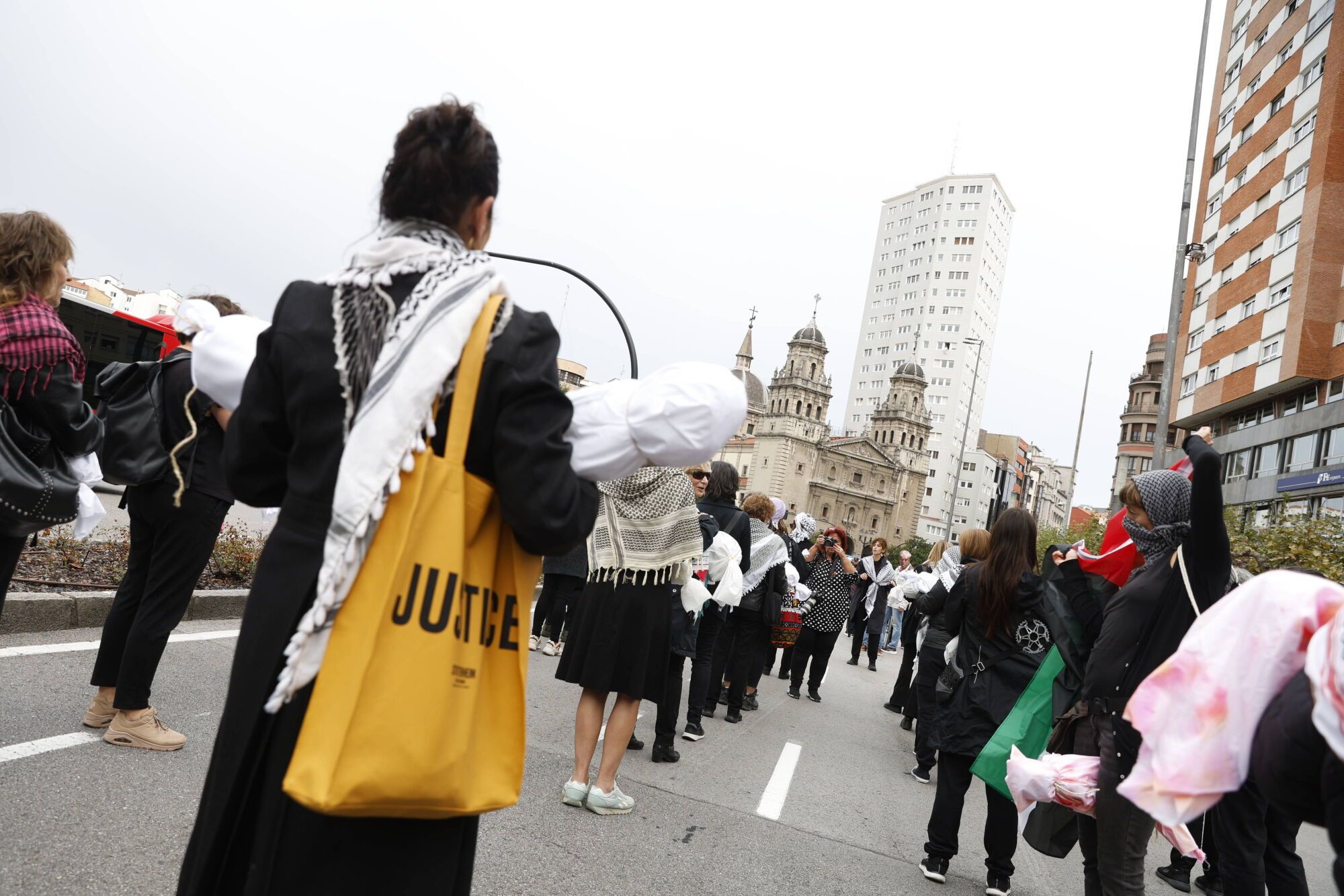 Manifestación a favor de Palestina.