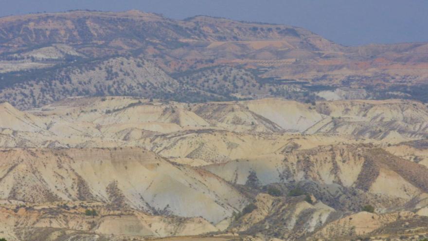 Paraje desértico de Gebas
 en Alhama de Murcia. L.O.