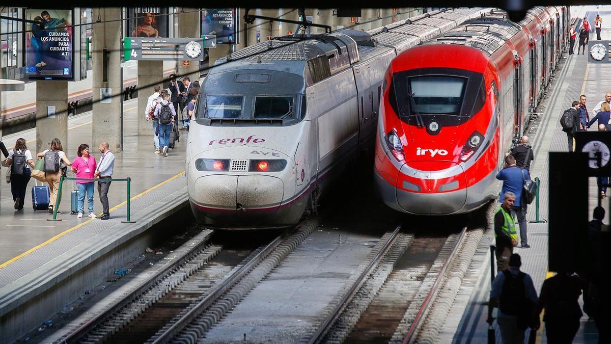 Imagen de trenes en Córdoba.