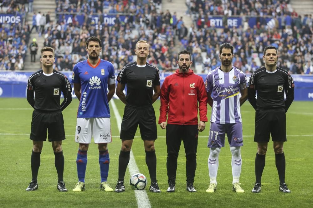 El partido entre el Real Oviedo y el Real Valladolid, en imágenes