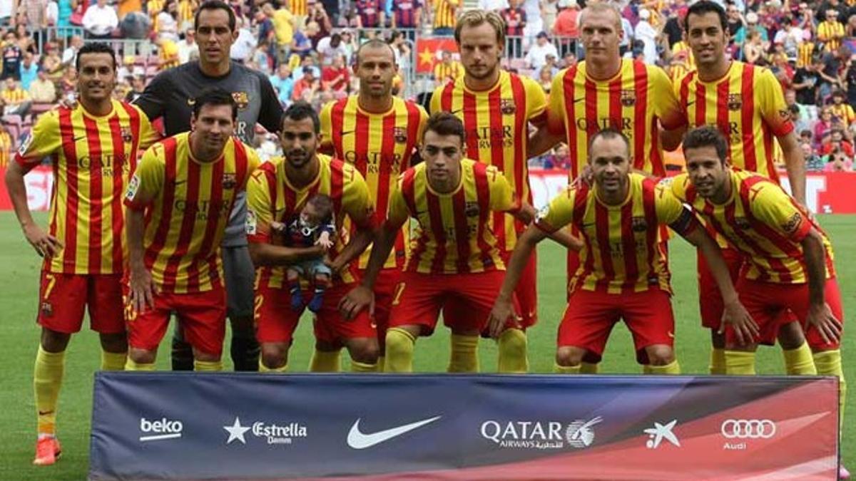 El once inicial del Barça contra el Athletic Club