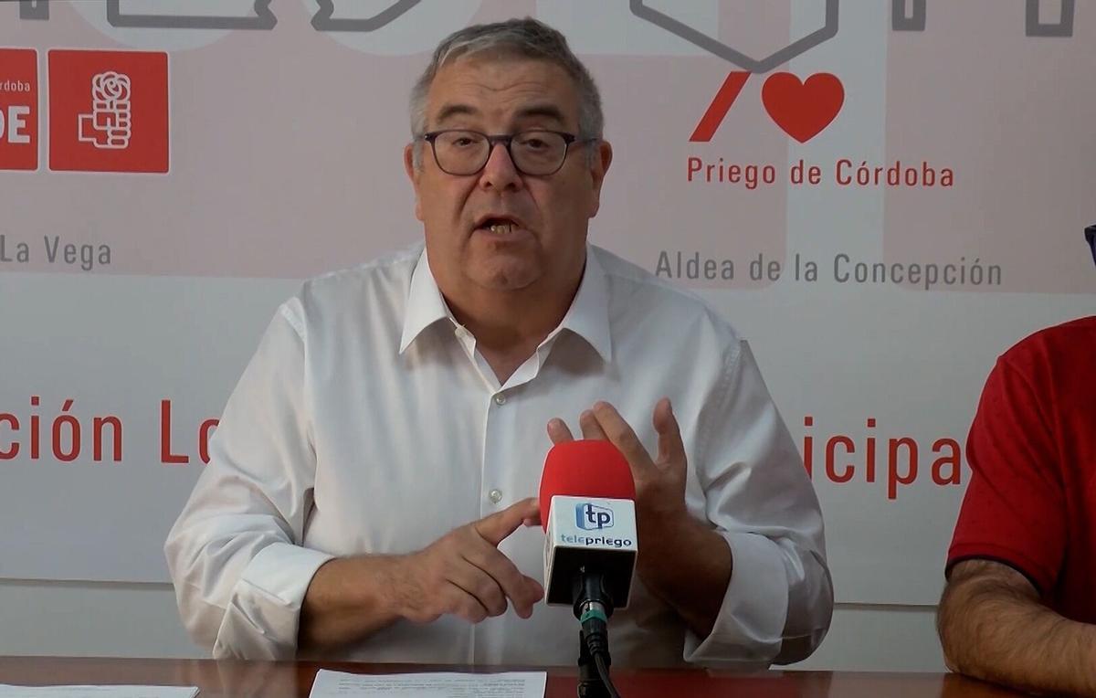 Antonio Musachs, portavoz del PSOE de Priego.