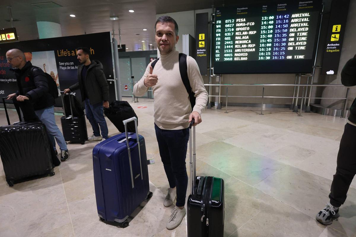 Luís Castro, en su llegada a València.