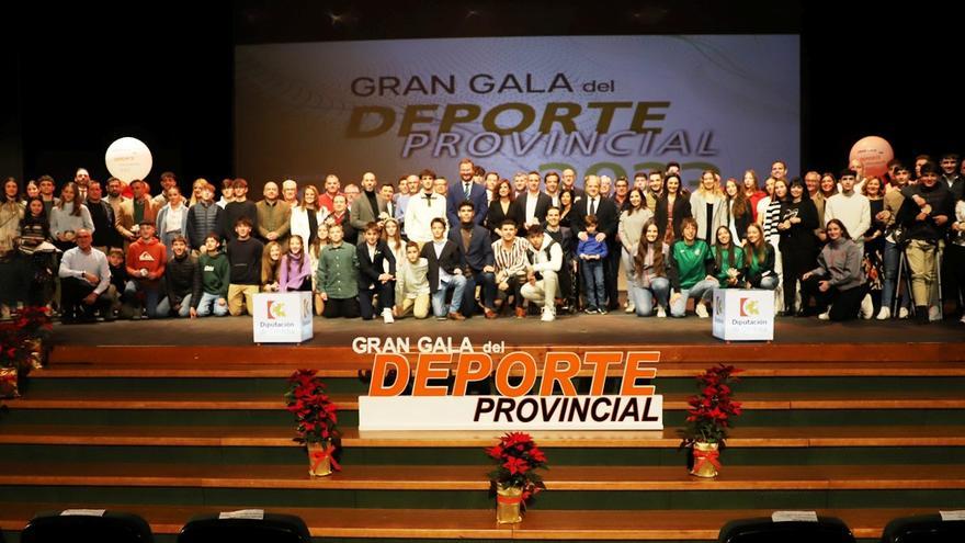 La Diputación premia a los mejores del año en la Gran Gala del Deporte Provincial