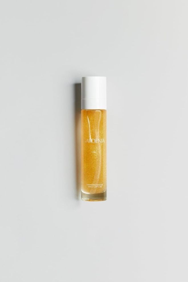 Aceite iluminador corporal de Zara