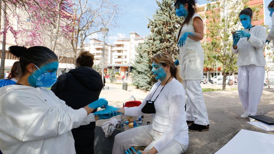 Extinction Rebellion se moviliza en el Parque de la Paz contra la privatización de los recursos hídricos