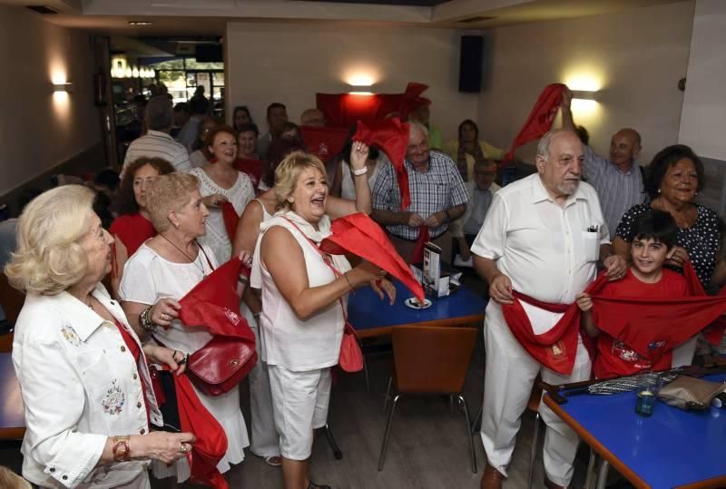 Fotogalería del Chupinazo de San Fermín en Zaragoza