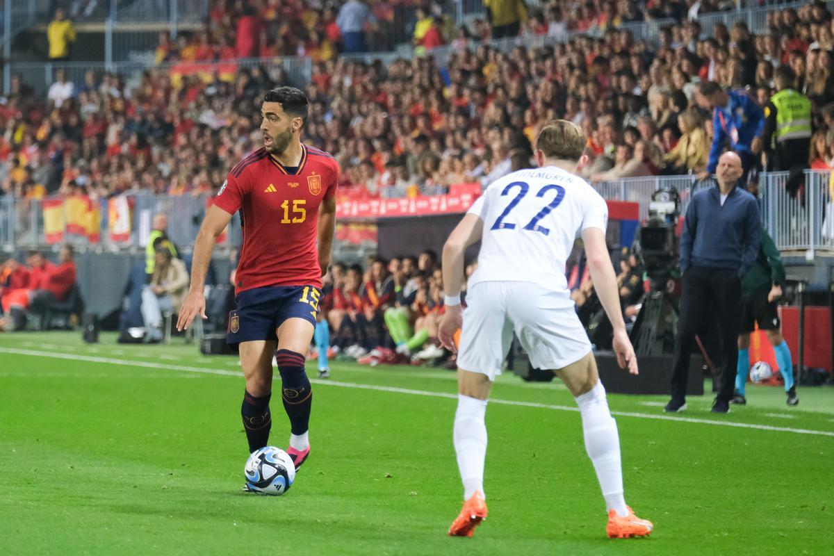 La Roja juega en Málaga contra Noruega, en imágenes