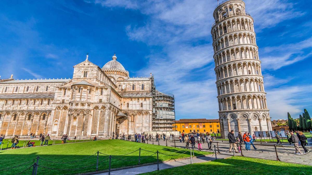 Piazza del Duomo, torre de pisa