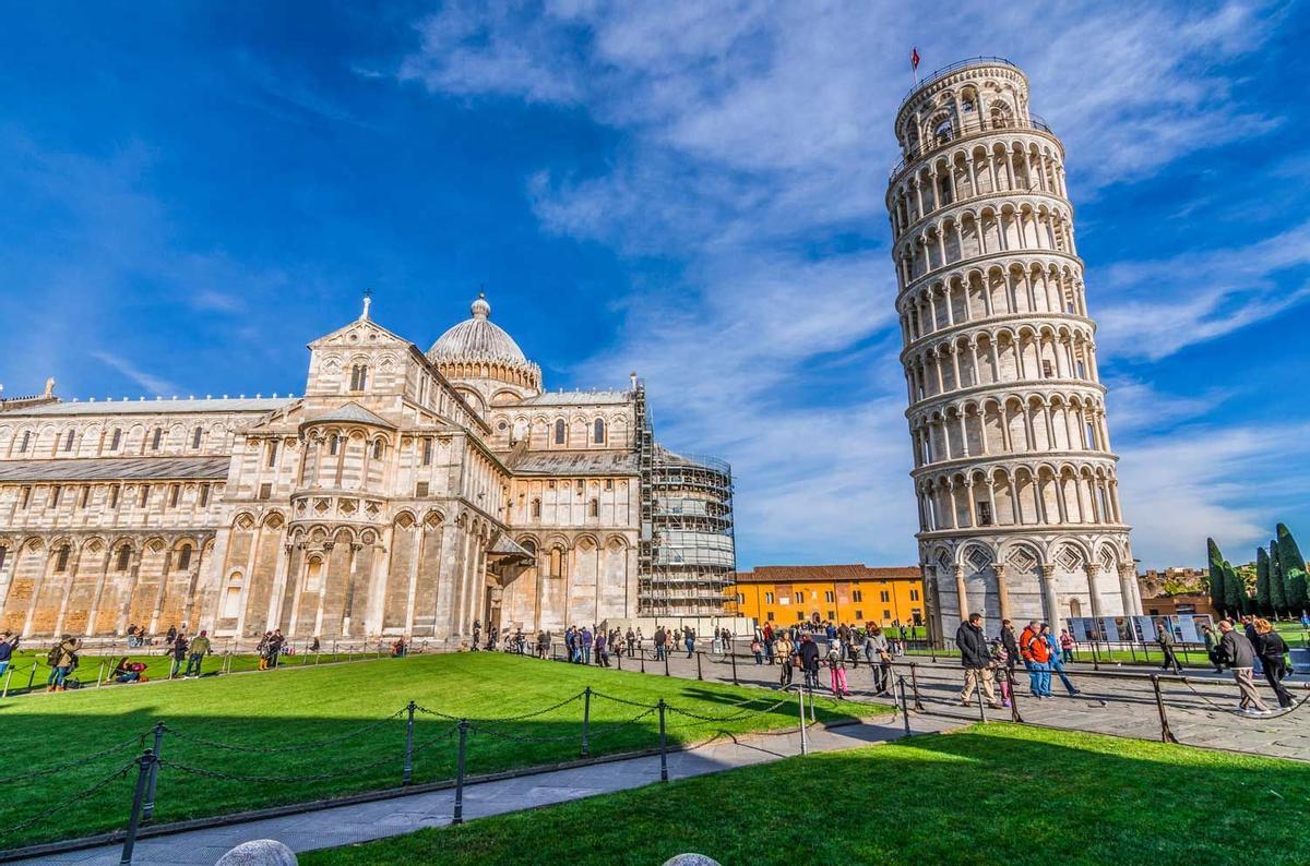 Piazza del Duomo, torre de pisa