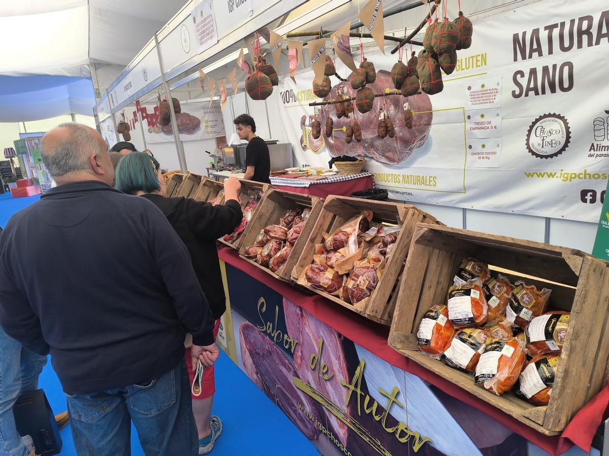 Expositores de la feria en la edición del año pasado