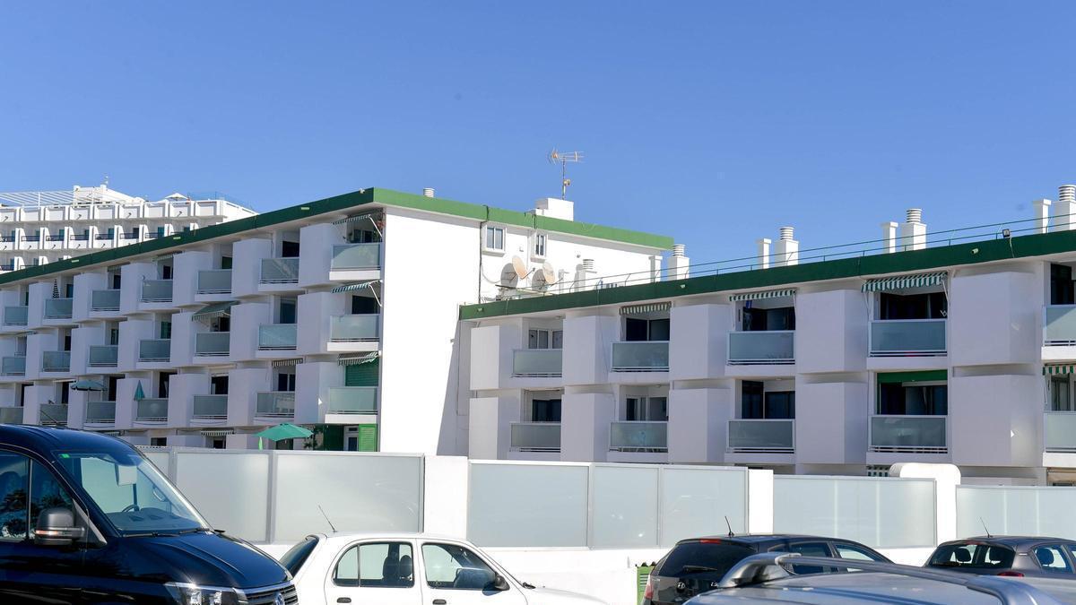 Complejos turísticos en Playa del Inglés, en San Bartolomé de Tirajana.