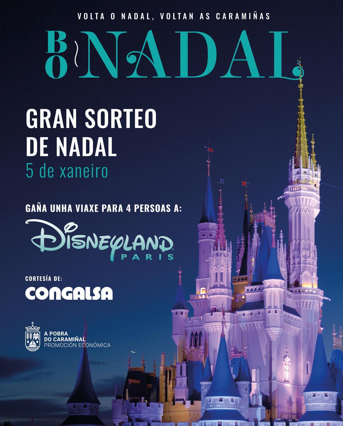 Sorteo da viaxe a Eurodisney na Pobra