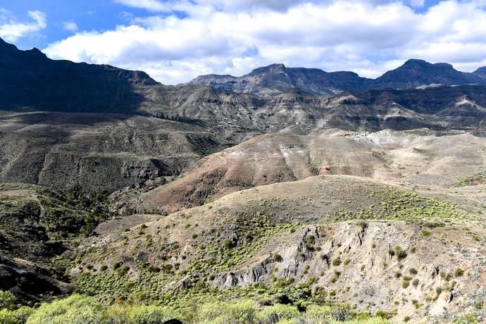 GRAN CANARIA 26-01-2019  SANTA LUCIA DE TIRAJANA-SAN BARTOLOME DE TIRAJANA. Fotos al macizo de Amurga. Fotos a los terrenos de la familia de Román comprados por el Cabildo.  FOTOS: JUAN CASTRO