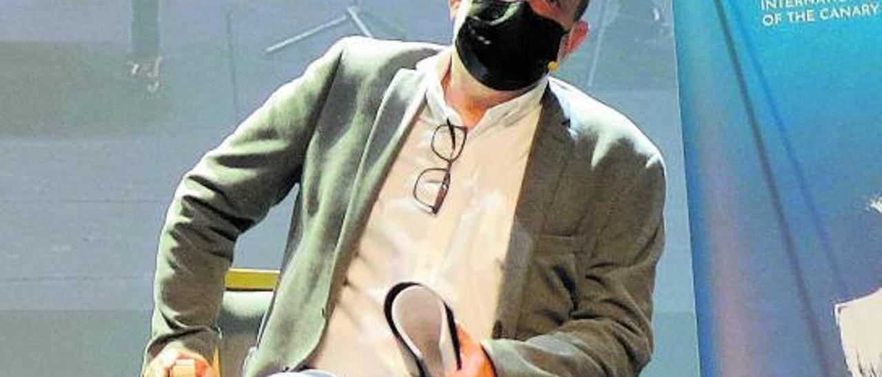 El director del Festival de Música de Canarias, Jorge Perdigón, en la presentación, ayer, de la temporada 2022.