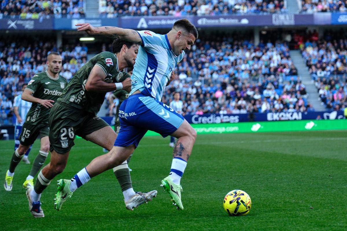 Málaga CF - CD Leganés, en imágenes