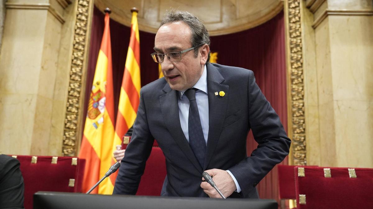 El presidente del Parlament Josep Rull.