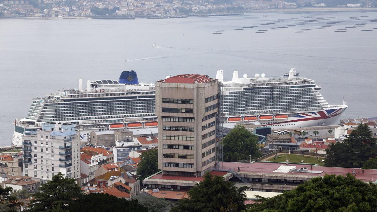 Una vista del Concello de Vigo.