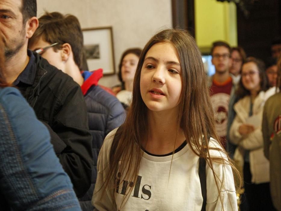 Ana Guerra, en el Ayuntamiento de Murcia