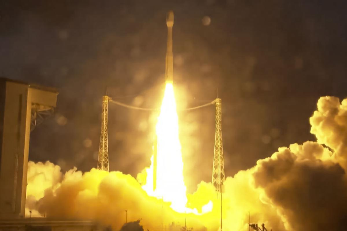 Despegue desde Kurú del cohete europeo Vega C.