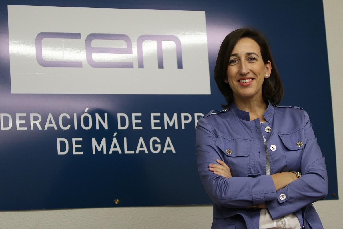 Natalia Sánchez, vicepresidenta ejecutiva del la Confederación de Empresarios de Málaga (CEM).