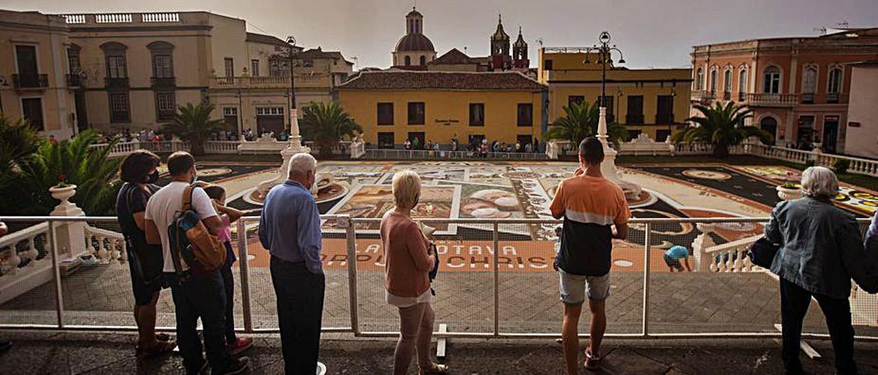 La gran alfombra del Corpus villero el pasado 9 de junio de 2021