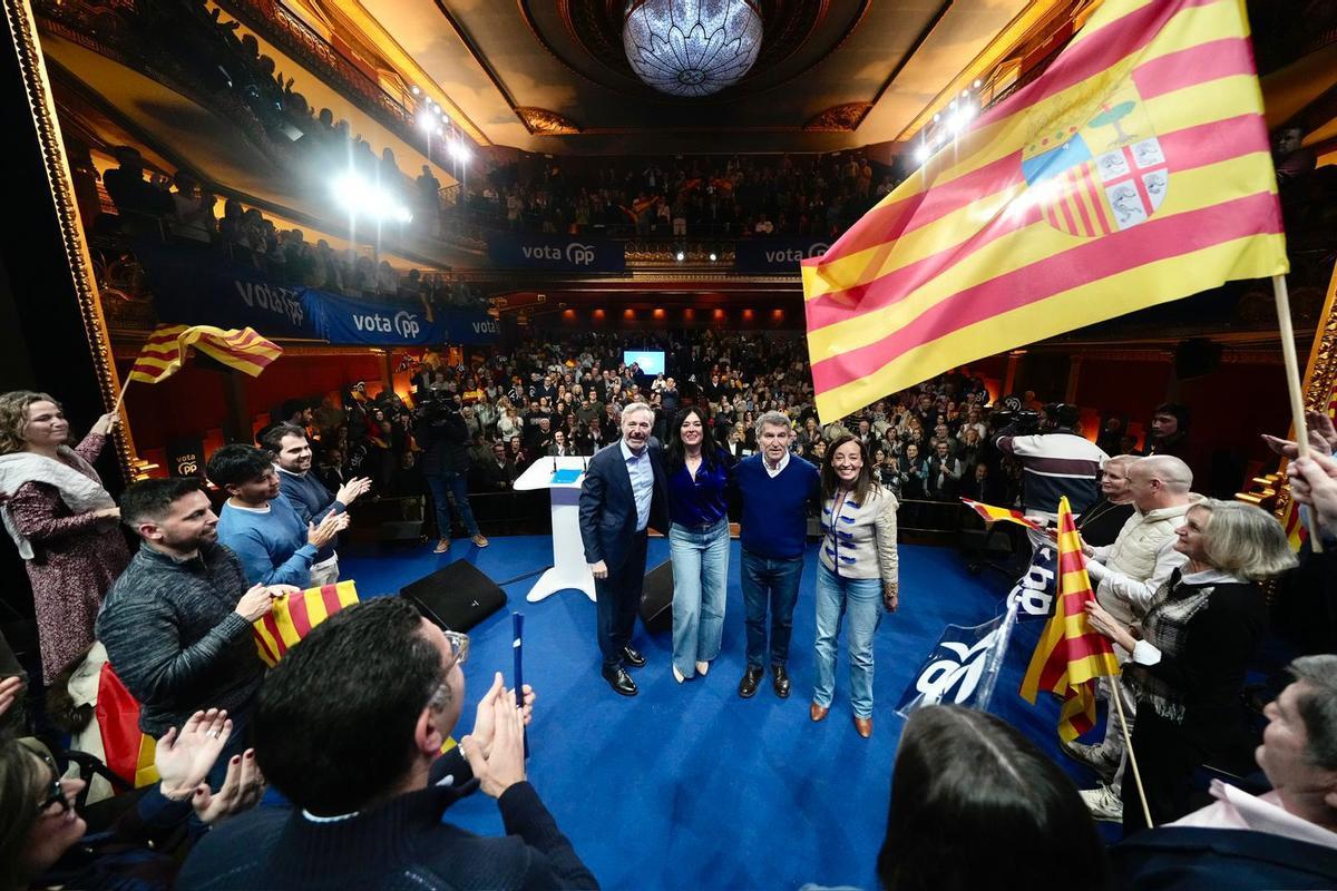 Mitin del PP en Huesca.