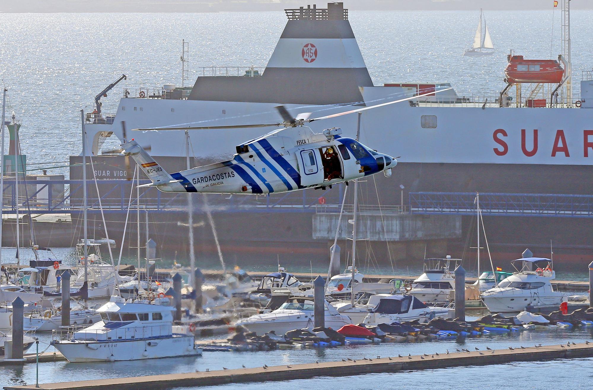 Simulacro sin precedentes en el Puerto de Vigo