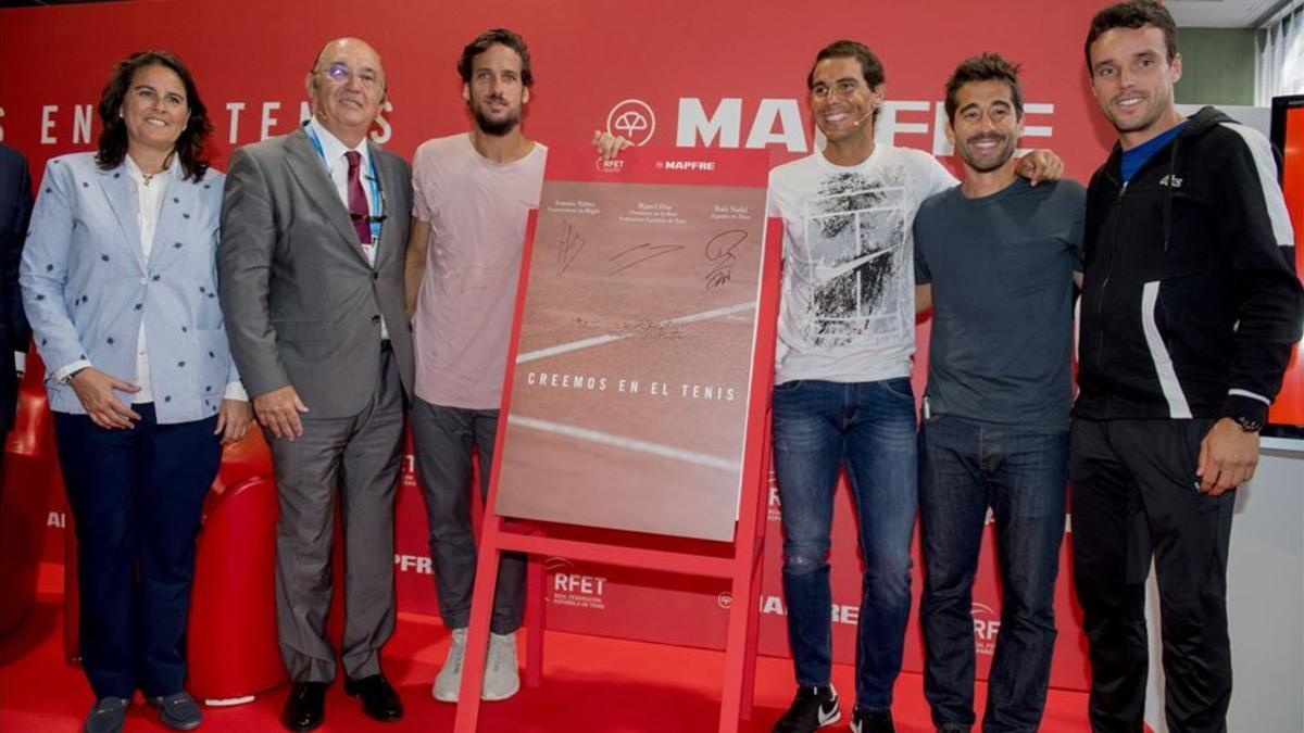 Mapfre continua unida al tenis español y a Rafa Nadal