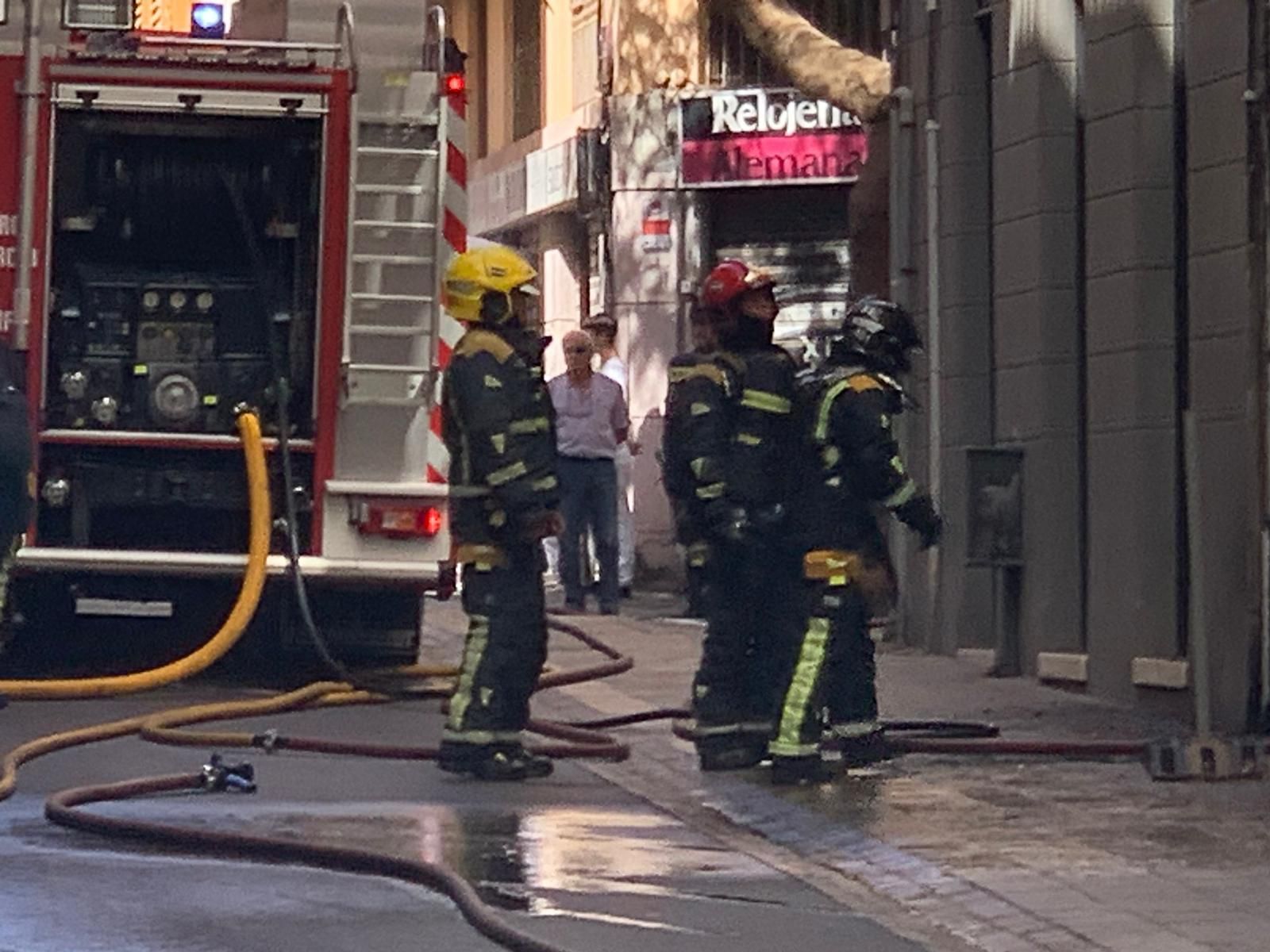 Incendio en la calle Primo de Rivera