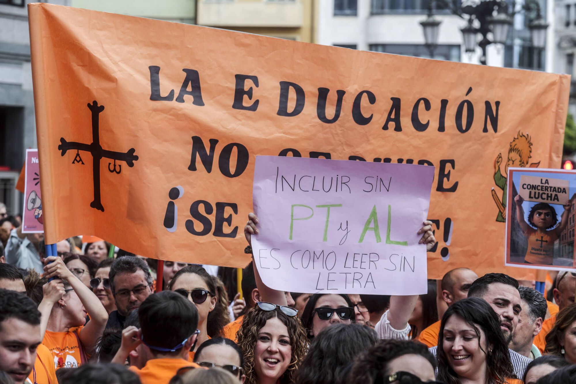 Concentración de profesores de la concertada