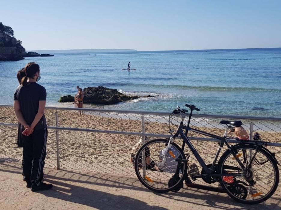 Mallorca vuelve a madrugar hoy para pasear y practicar deporte