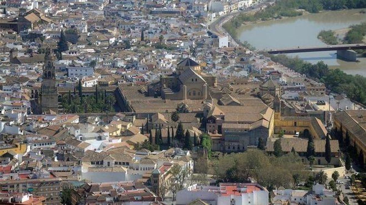 Vista aérea de la ciudad de Córdoba.