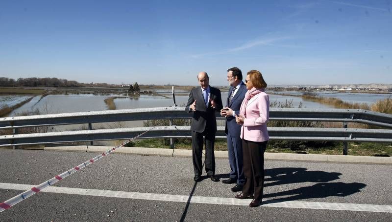 Fotogalería de la visita de Rajoy a la ribera del Ebro