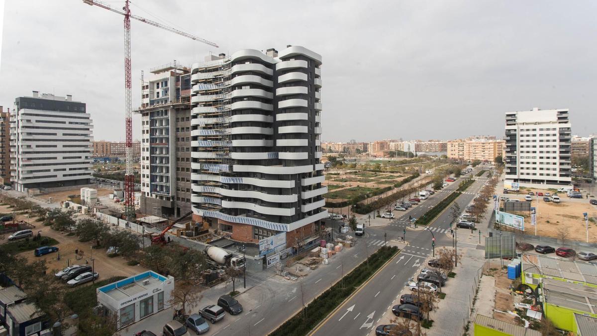 Promocions de vivendes en construcció a Malilla
