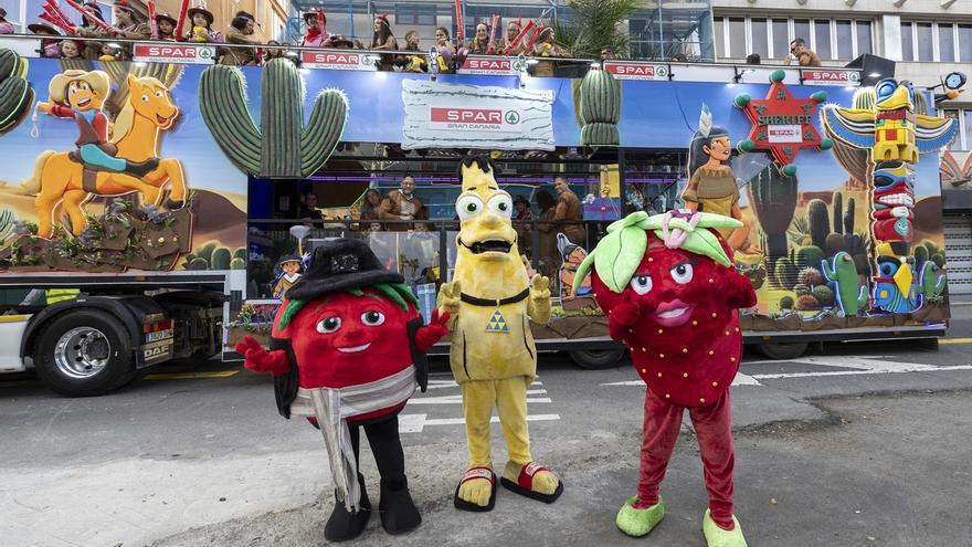 La carroza infantil de SPAR Gran Canaria celebra &#039;Los Carnavales del Mundo&#039;