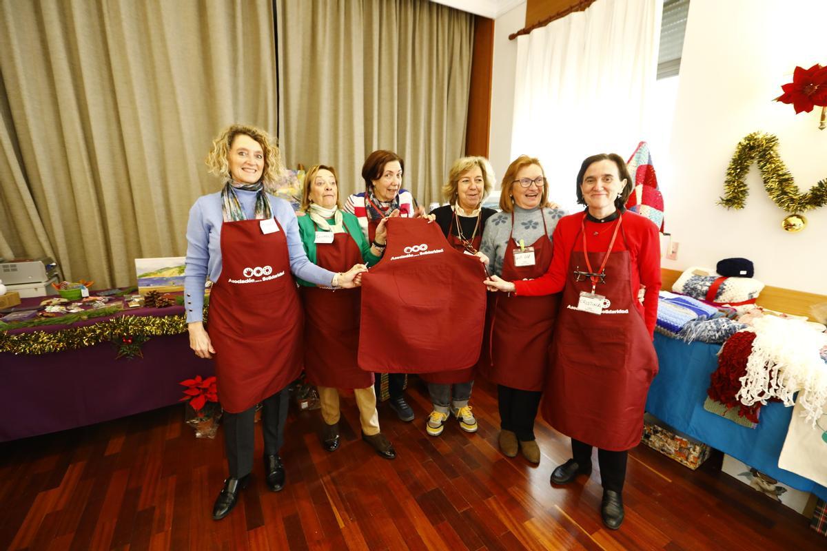 Voluntarias del mercadillo.