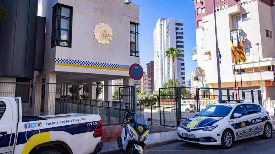 Vehículos de la Policía Local de Benidorm.