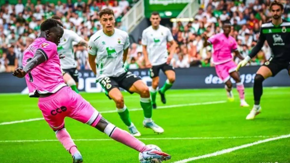 Una imagen del partido del Castellón