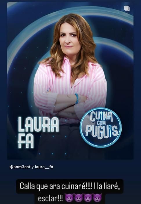 La periodista Laura Fa está lista para liarla en 'Cuina com puguis'