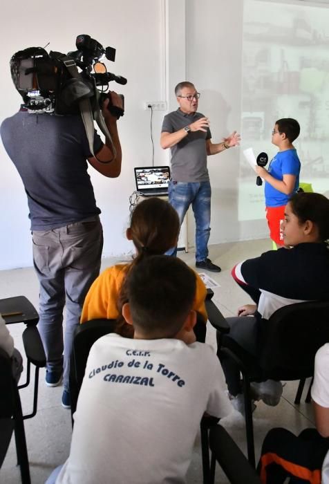 05/02/2020 CARRIZAL. INGENIO. Charla de estibadores en el CEIP Claudio de la Torre en Carrizal.   Fotógrafa: YAIZA SOCORRO.  | 05/02/2020 | Fotógrafo: Yaiza Socorro