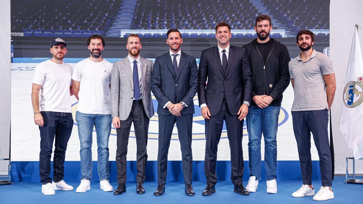 Rudy Fernández, muy bien acompañado en el acto institucional de su despedida