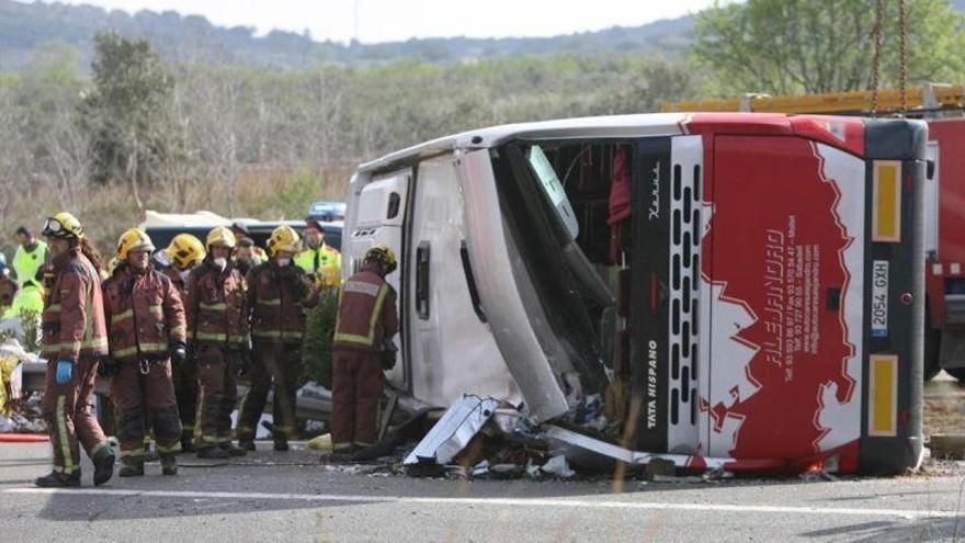 Archivada la causa contra el conductor del autocar accidentado en Freginals