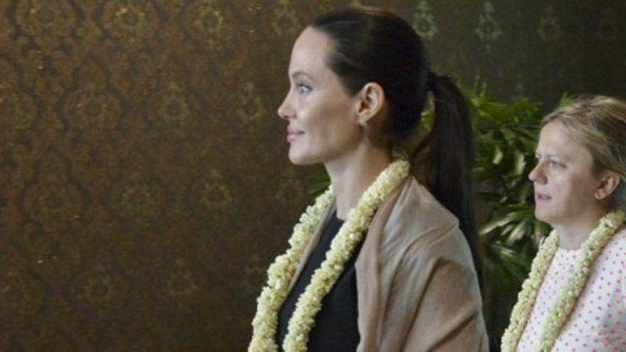 Angelina Jolie visita Birmania como embajadora de ACNUR