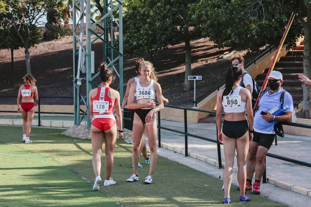 Campeonato regional de atletismo. Primera jornada