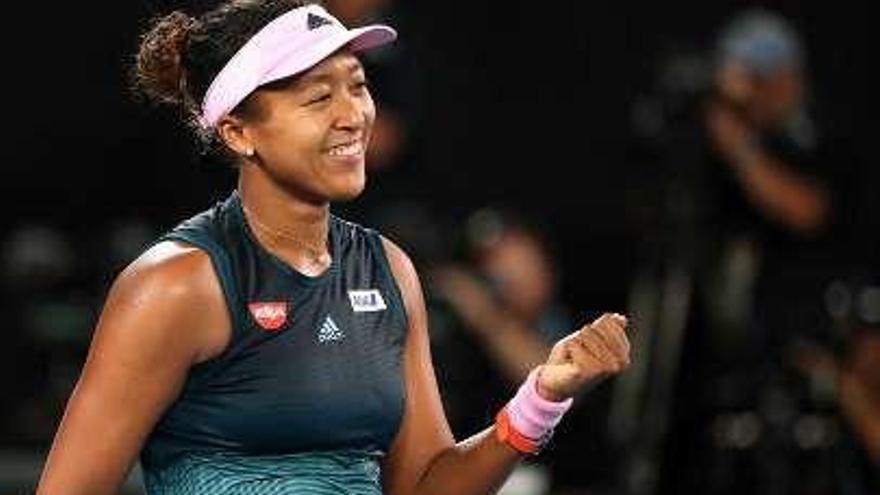 Arriba, la japonesa Naomi Osaka, Abajo, la checa Petra Kvitova.