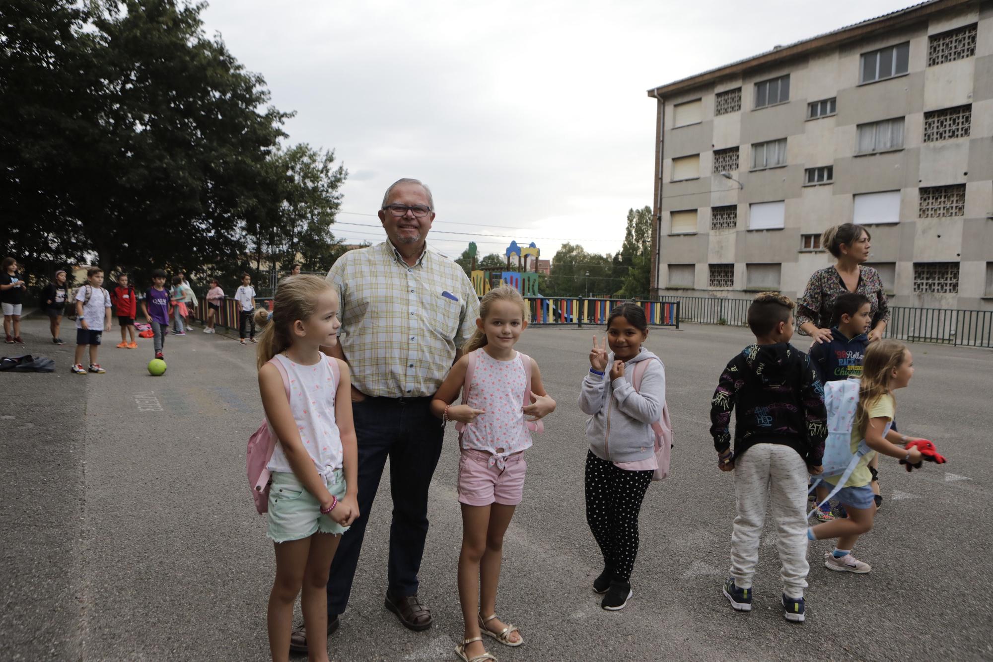 Vuelta al cole en el colegio de la Carriona en Avilés