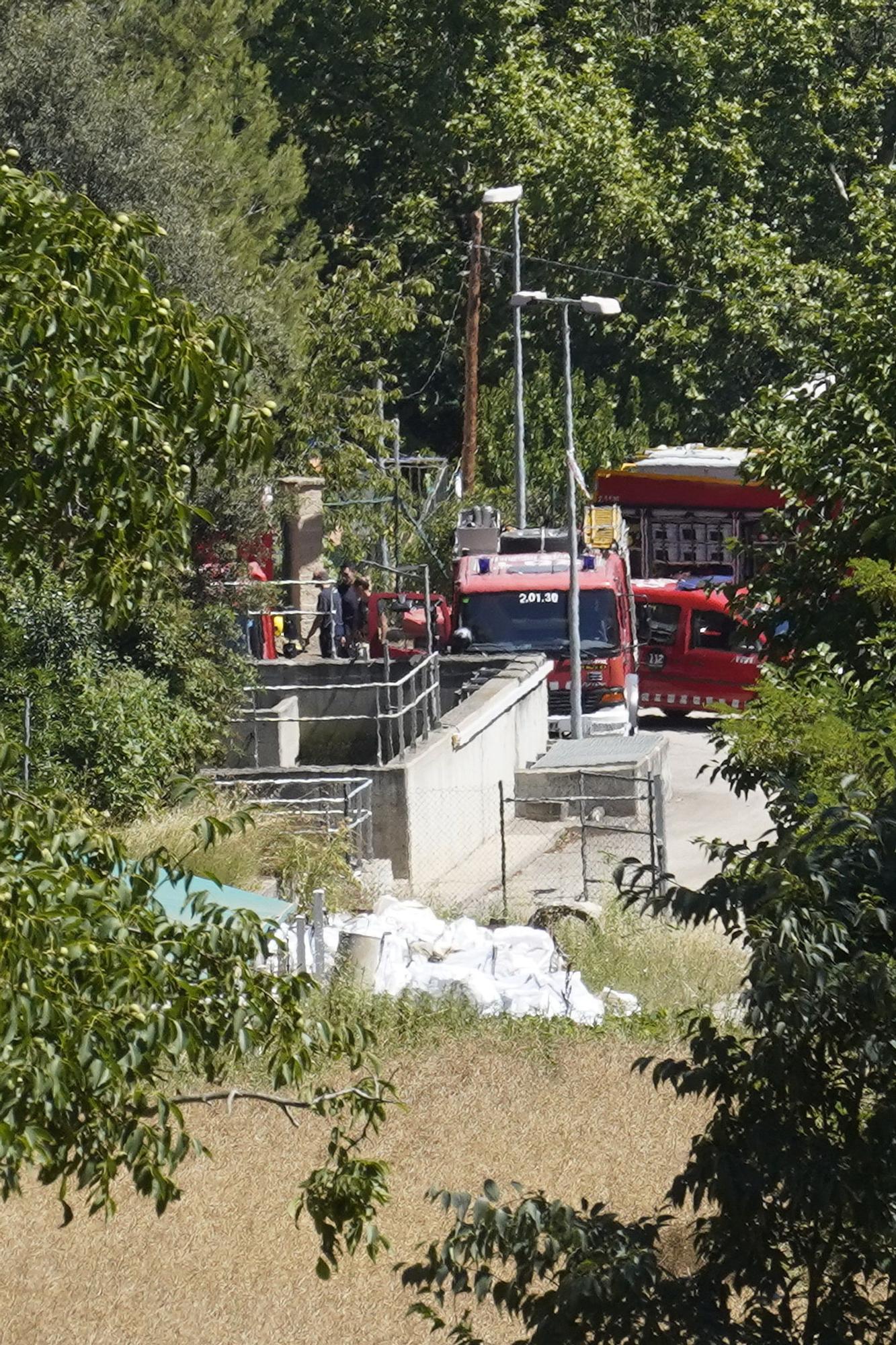 Alerta química a Bescanó per un incident a la planta d'Aigües de Girona