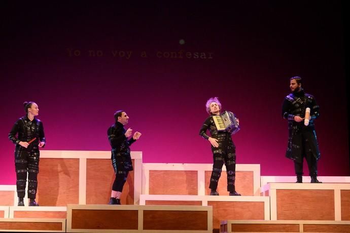 Presentación del montaje ?El crimen de la calle Fuencarral' con el director del montaje, Mario Vega, y los actores protagonistas Marta Viera, Ruth Sánchez, Efraín Martín y Abraham Santacruz.  | 04/10/2019 | Fotógrafo: Tony Hernández